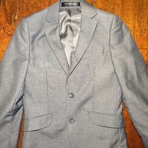 Fouger Boys Suit Jacket Gray
